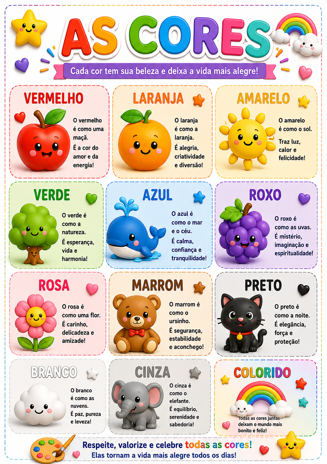 As cores