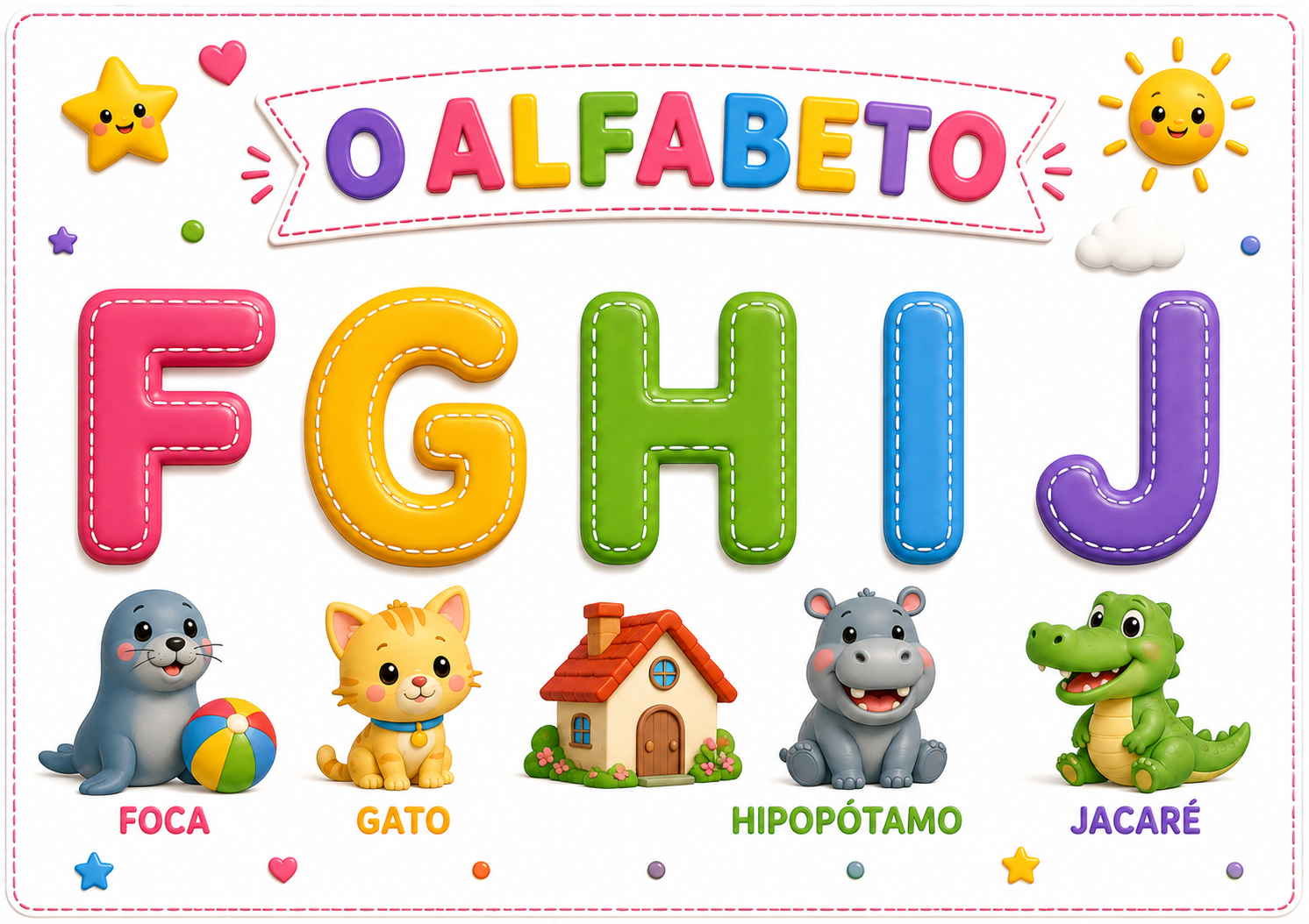 Cartaz do alfabeto