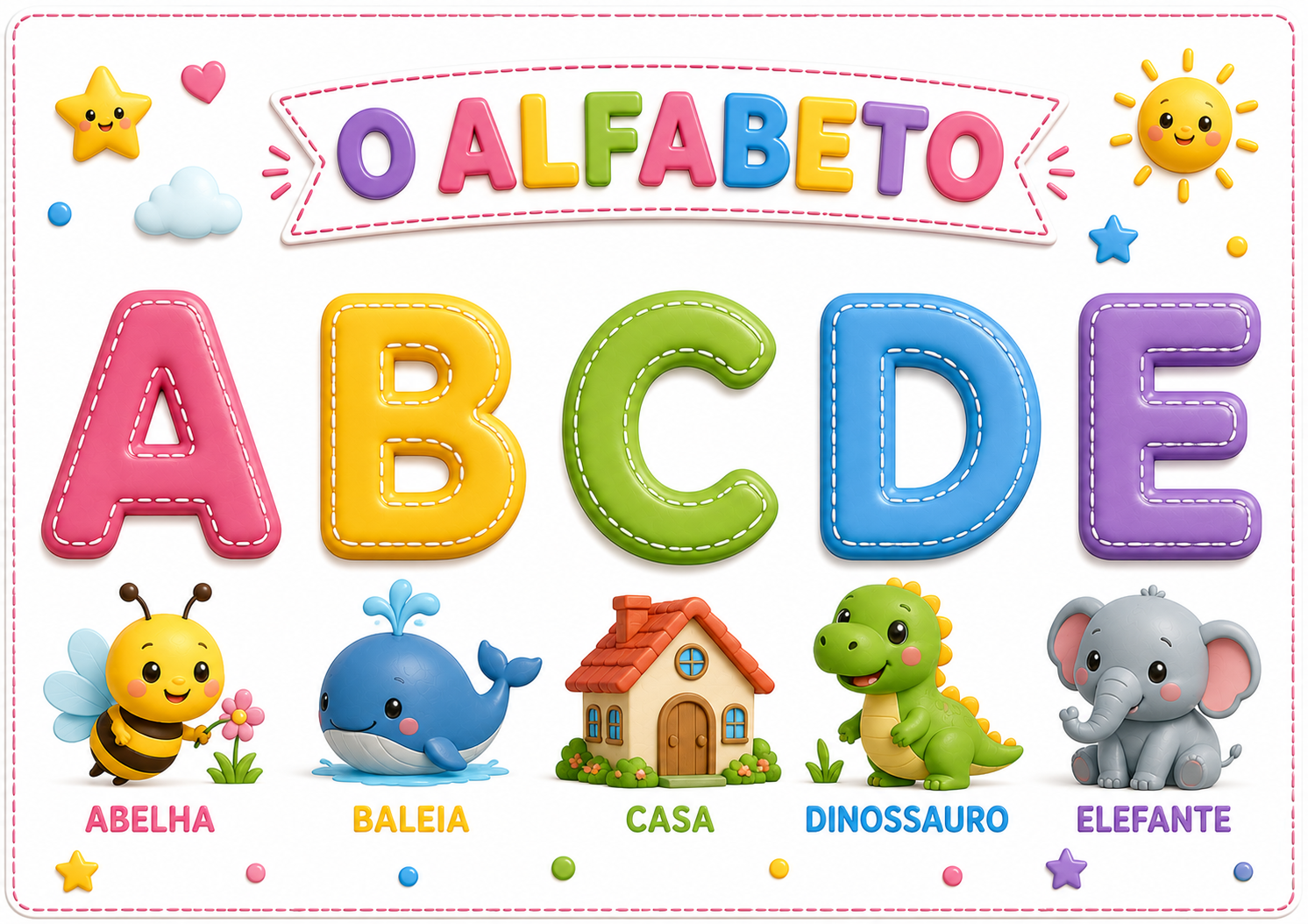 Cartaz do alfabeto