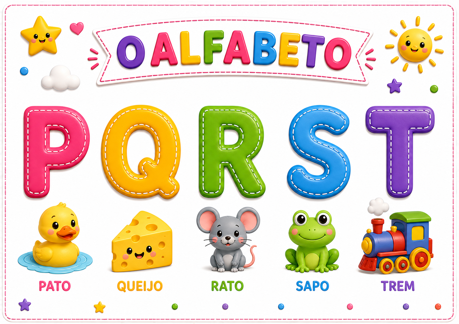 Cartaz do alfabeto