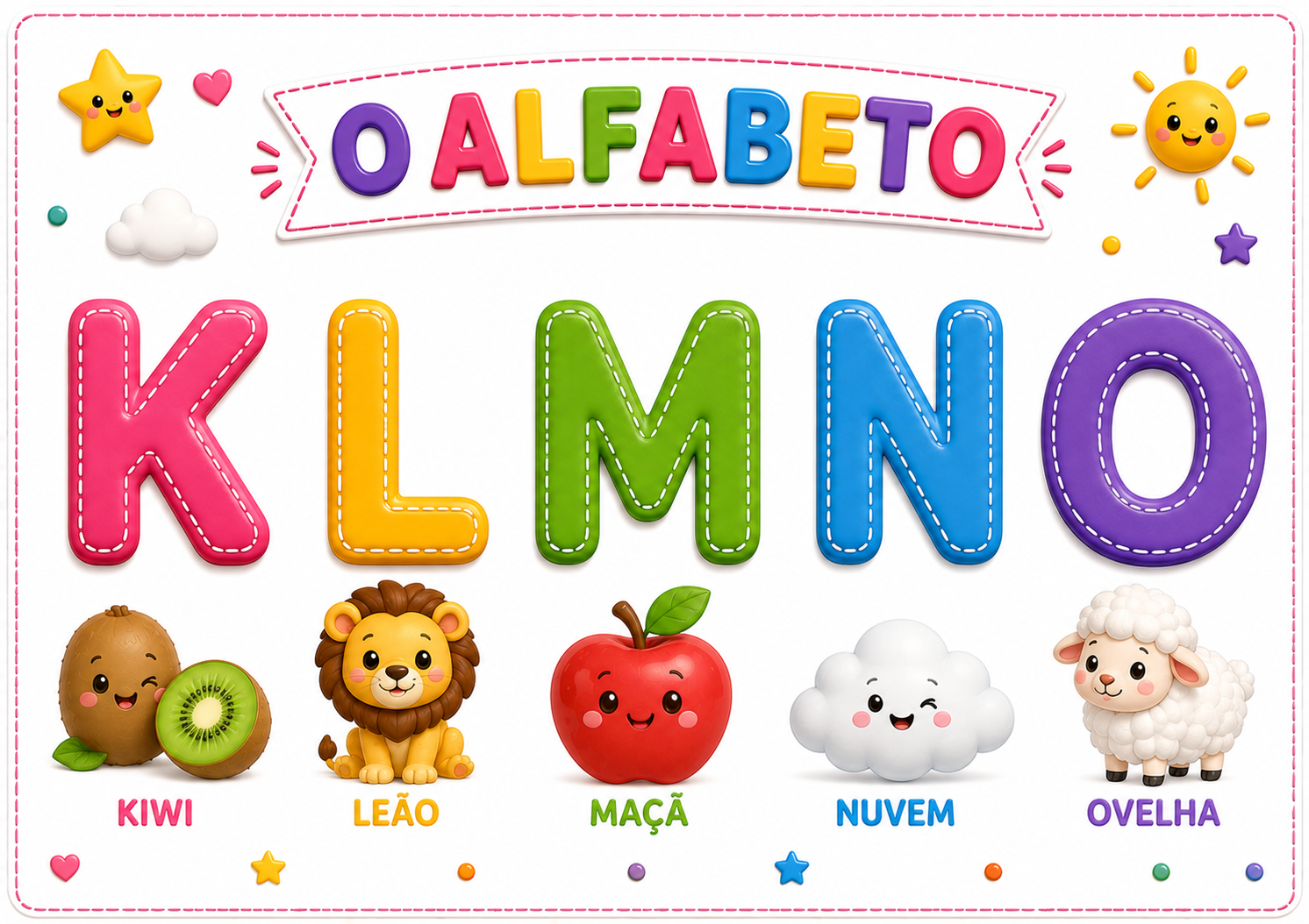 Cartaz do alfabeto