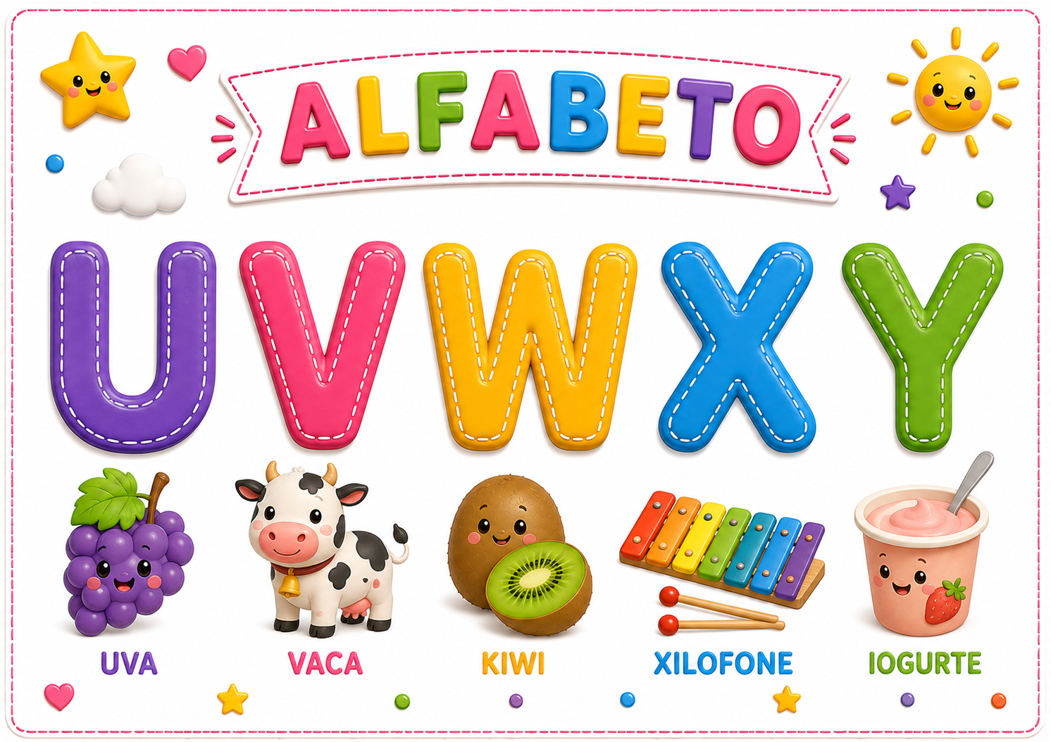 Cartaz do alfabeto